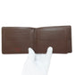 LOUIS VUITTON Bifold Wallet N60011 Damier canvas Brown Portefeuille Florin Women Used Authentic