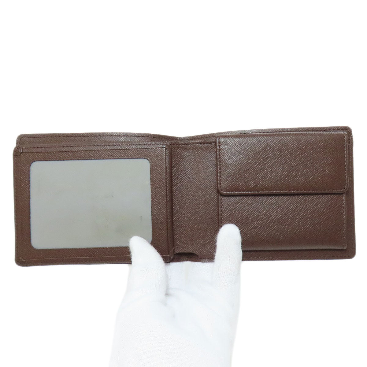 LOUIS VUITTON Bifold Wallet N60011 Damier canvas Brown Portefeuille Florin Women Used Authentic
