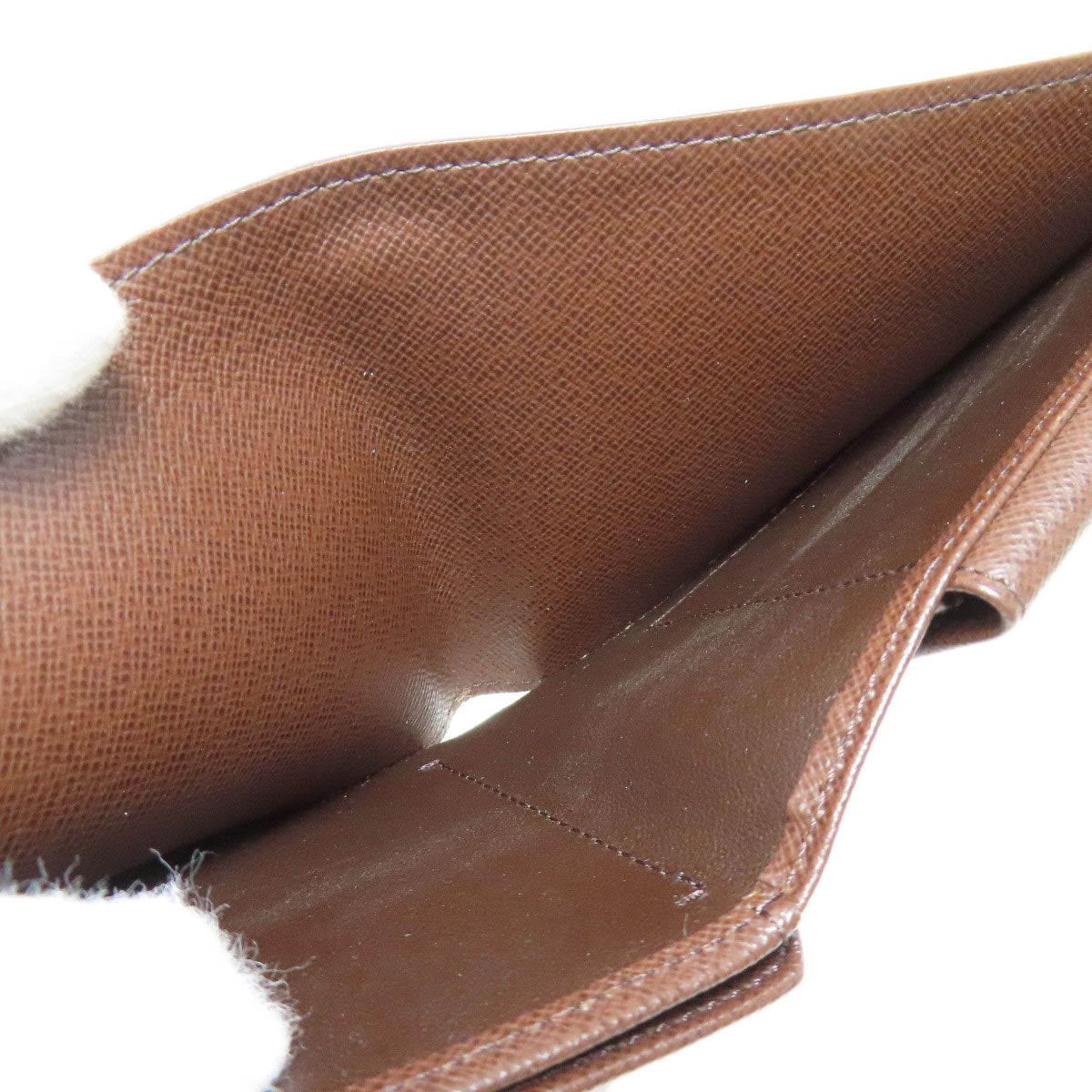 LOUIS VUITTON Bifold Wallet N60011 Damier canvas Brown Portefeuille Florin Women Used Authentic
