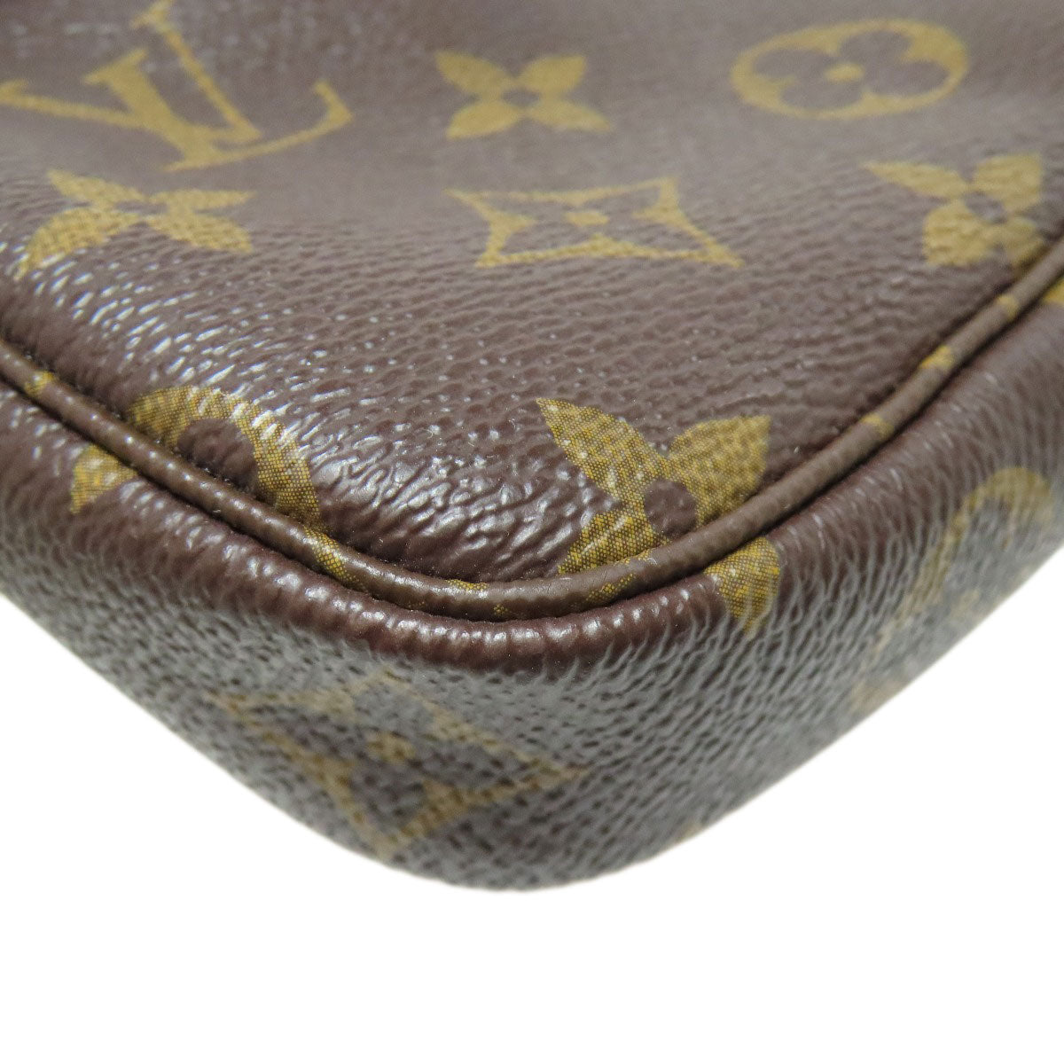LOUIS VUITTON Accessory pouch M68490 Monogram canvas Brown Mini Pochette Accessoires Vivienne Women Used Authentic