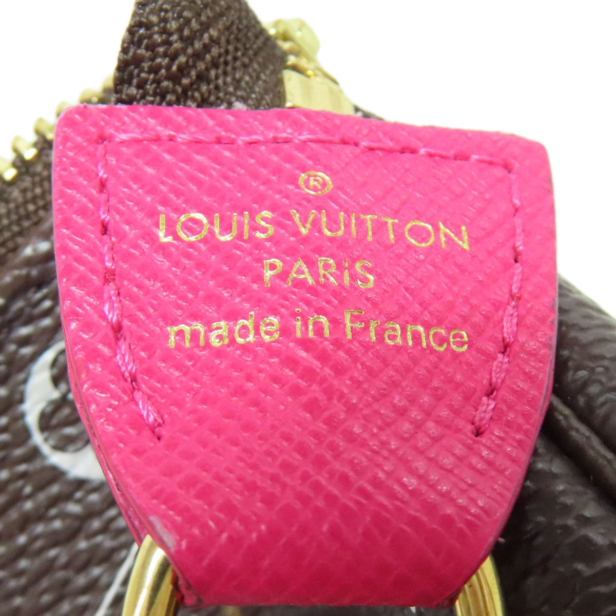 LOUIS VUITTON Accessory pouch M68490 Monogram canvas Brown Mini Pochette Accessoires Vivienne Women Used Authentic