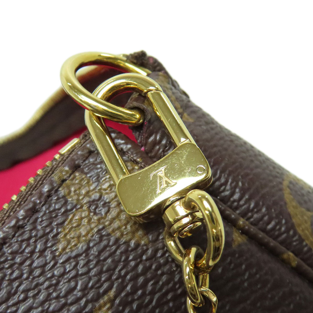 LOUIS VUITTON Accessory pouch M68490 Monogram canvas Brown Mini Pochette Accessoires Vivienne Women Used Authentic