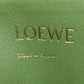 LOEWE Coin case Canvas, Leather green anagram Women Used Authentic
