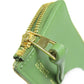 LOEWE Coin case Canvas, Leather green anagram Women Used Authentic