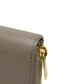 CELINE Coin case leather gray logo Women Used Authentic