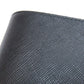 PRADA Bifold Wallet Safiano black logo Women Used Authentic