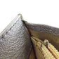 CHANEL Long Wallet Purse Calfskin Silver COCO Mark SilverMetal Women Used Authentic