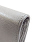 CHANEL Long Wallet Purse Calfskin Silver COCO Mark SilverMetal Women Used Authentic