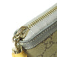 GUCCI Long Wallet Purse 224252 Canvas, Leather Brown GG Women Used Authentic