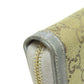 GUCCI Long Wallet Purse 224252 Canvas, Leather Brown GG Women Used Authentic