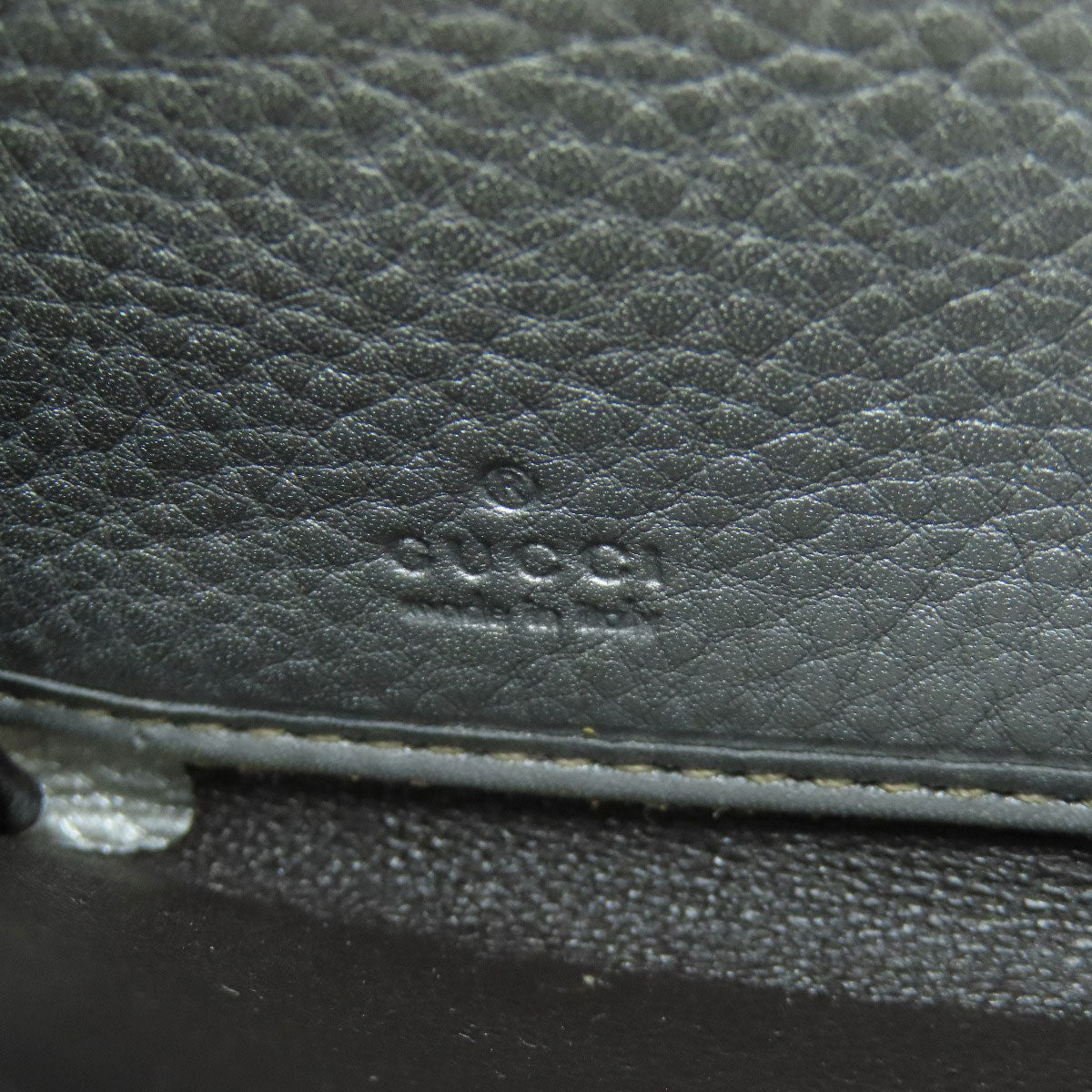 GUCCI Long Wallet Purse 224252 Canvas, Leather Brown GG Women Used Authentic