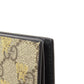GUCCI Bifold Wallet 508757 PVC Brown GG Supreme B Women Used Authentic