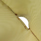 CHANEL Bifold Wallet Grained Calfskin Skin yellow COCO Mark Gold Metal Women Used Authentic