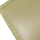 CHANEL Bifold Wallet Grained Calfskin Skin yellow COCO Mark Gold Metal Women Used Authentic