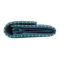 CHANEL Long Wallet Purse Calfskin blue Vstitch COCO Mark SilverMetal Women Used Authentic