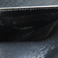 CELINE Handbag leather black Trapeze 2WAY Women Used Authentic