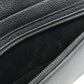 CELINE Handbag leather black Trapeze 2WAY Women Used Authentic
