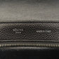 CELINE Handbag leather black Trapeze 2WAY Women Used Authentic
