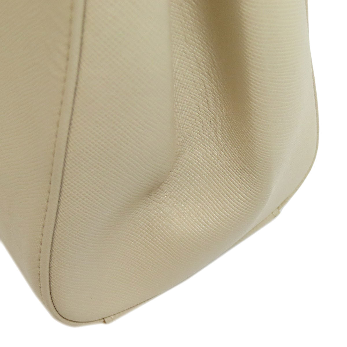 BURBERRY Handbag PVC beige logo Women Used Authentic