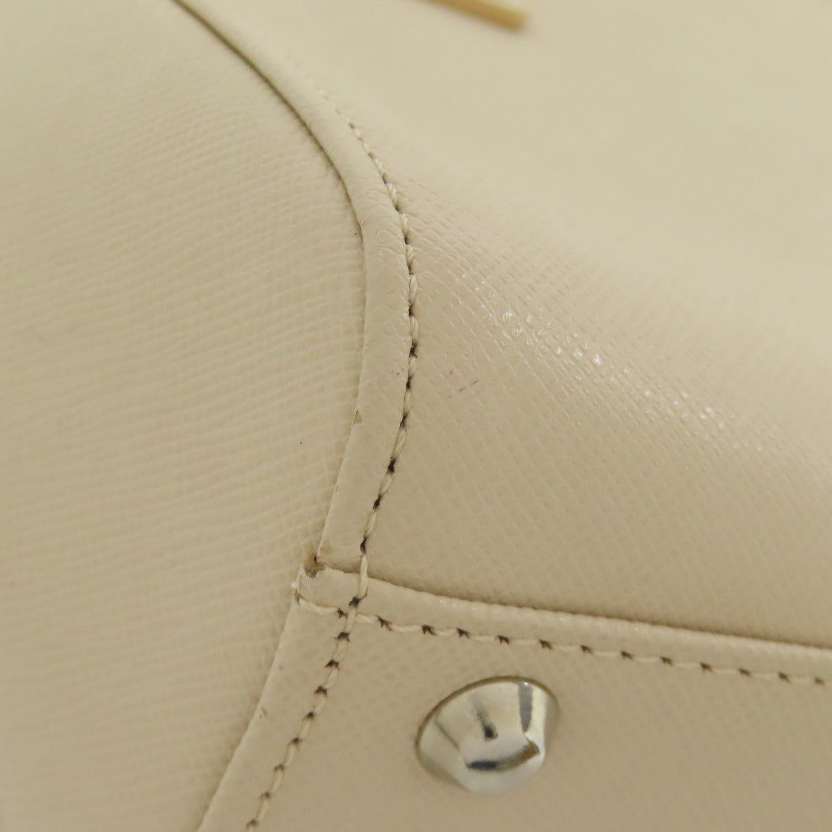 BURBERRY Handbag PVC beige logo Women Used Authentic