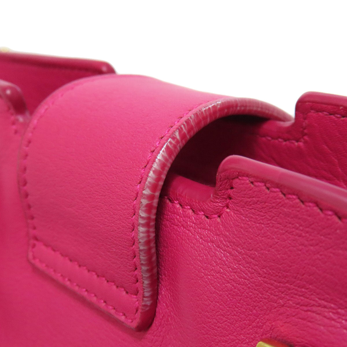 SAINT LAURENT Handbag leather pink Petit Cabas 2WAY Women Used Authentic
