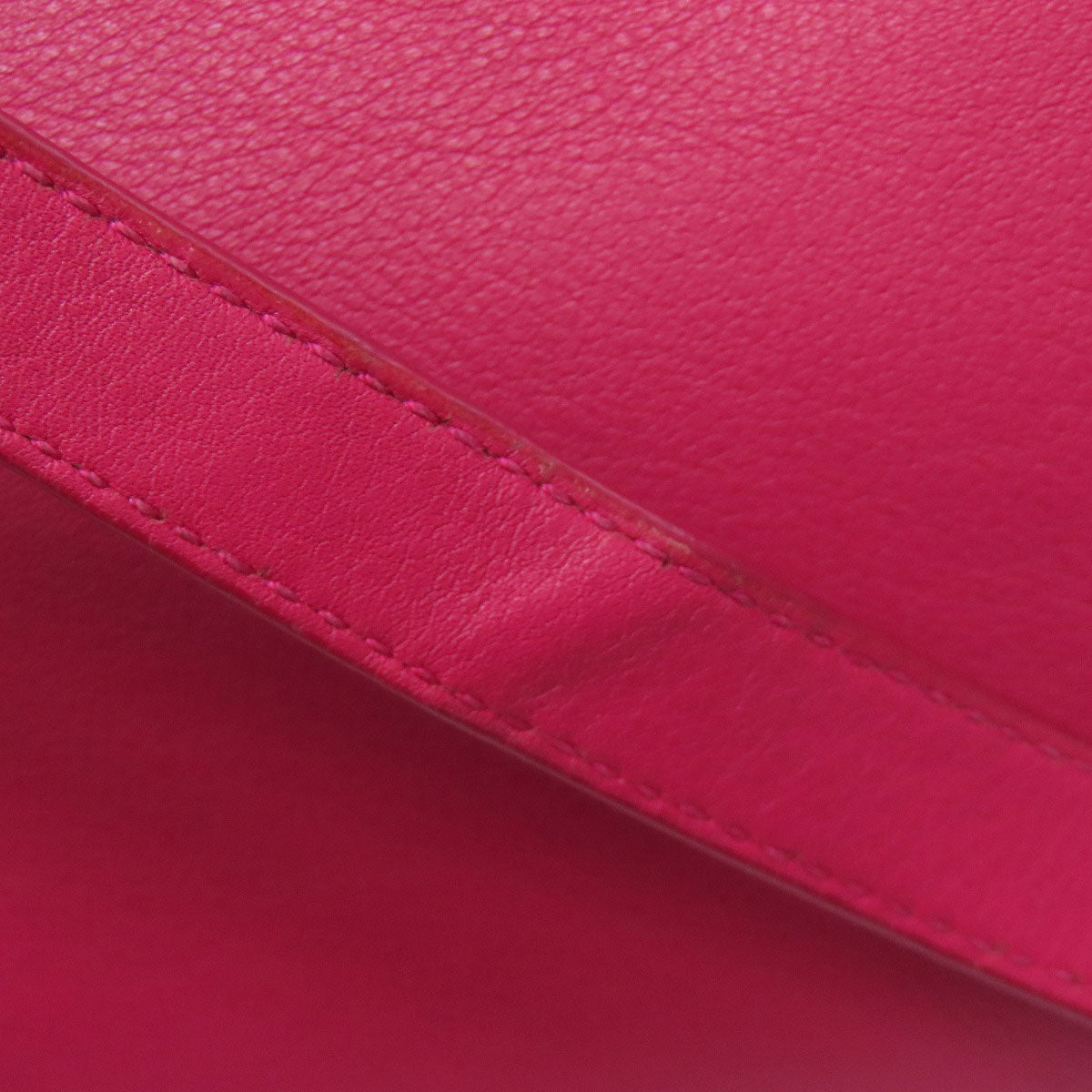 SAINT LAURENT Handbag leather pink Petit Cabas 2WAY Women Used Authentic