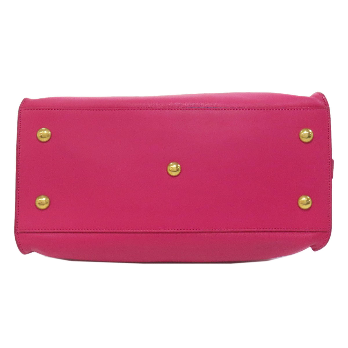 SAINT LAURENT Handbag leather pink Petit Cabas 2WAY Women Used Authentic