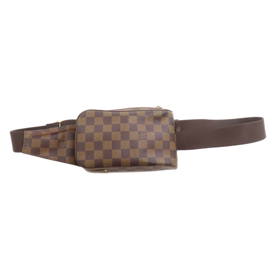 LOUIS VUITTON Sling bag N51994 Damier canvas Brown Geronimos Women Used Authentic