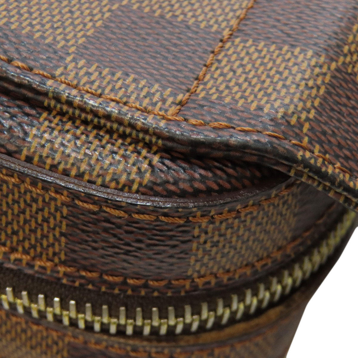 LOUIS VUITTON Sling bag N51994 Damier canvas Brown Geronimos Women Used Authentic