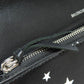 BALENCIAGA Long Wallet Purse 499207 Calfskin black Star motif Women Used Authentic