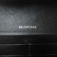 BALENCIAGA Long Wallet Purse 499207 Calfskin black Star motif Women Used Authentic