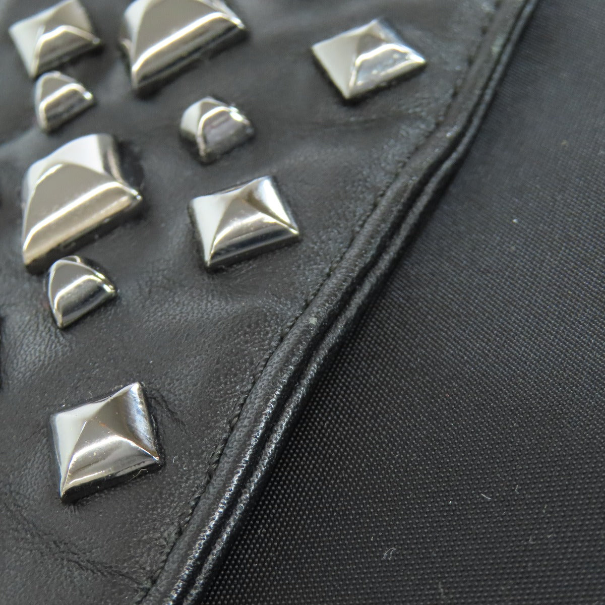 Givenchy Backpack Nylon, Leather black logo Women Used Authentic