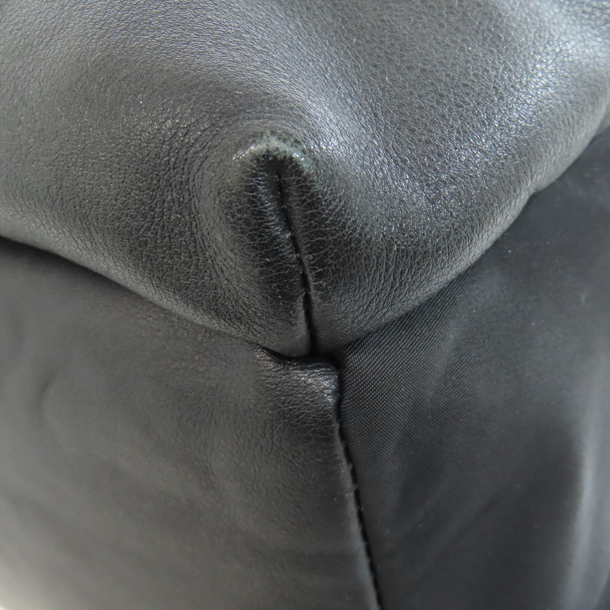 Givenchy Backpack Nylon, Leather black logo Women Used Authentic