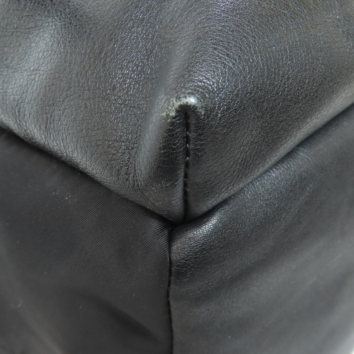 Givenchy Backpack Nylon, Leather black logo Women Used Authentic