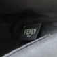 FENDI Backpack Calfskin blue Bag to School Mini 2WAY Women Used Authentic