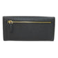 PRADA Long Wallet Purse 1MH132 Safiano black logo Women Used Authentic