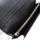 PRADA Long Wallet Purse 1MH132 Safiano black logo Women Used Authentic