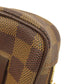 LOUIS VUITTON Accessory pouch N61738 Damier canvas Brown Etui Okapi PM Women Used Authentic