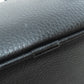 BURBERRY Handbag leather black logo Women Used Authentic