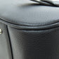 BURBERRY Handbag leather black logo Women Used Authentic
