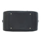 BURBERRY Handbag leather black logo Women Used Authentic