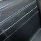 CHANEL Long Wallet Purse lambskin black Mademoiselle SilverMetal Women Used Authentic