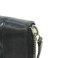 CHANEL Long Wallet Purse lambskin black Mademoiselle SilverMetal Women Used Authentic