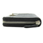 CHANEL Long Wallet Purse lambskin black Mademoiselle SilverMetal Women Used Authentic