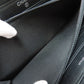 CHANEL Long Wallet Purse lambskin black Mademoiselle SilverMetal Women Used Authentic