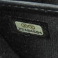 CHANEL Long Wallet Purse lambskin black Mademoiselle SilverMetal Women Used Authentic
