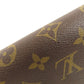 LOUIS VUITTON Long Wallet Purse M60415 Monogram canvas Brown Portefeuille Sarah Trunk Women Used Authentic