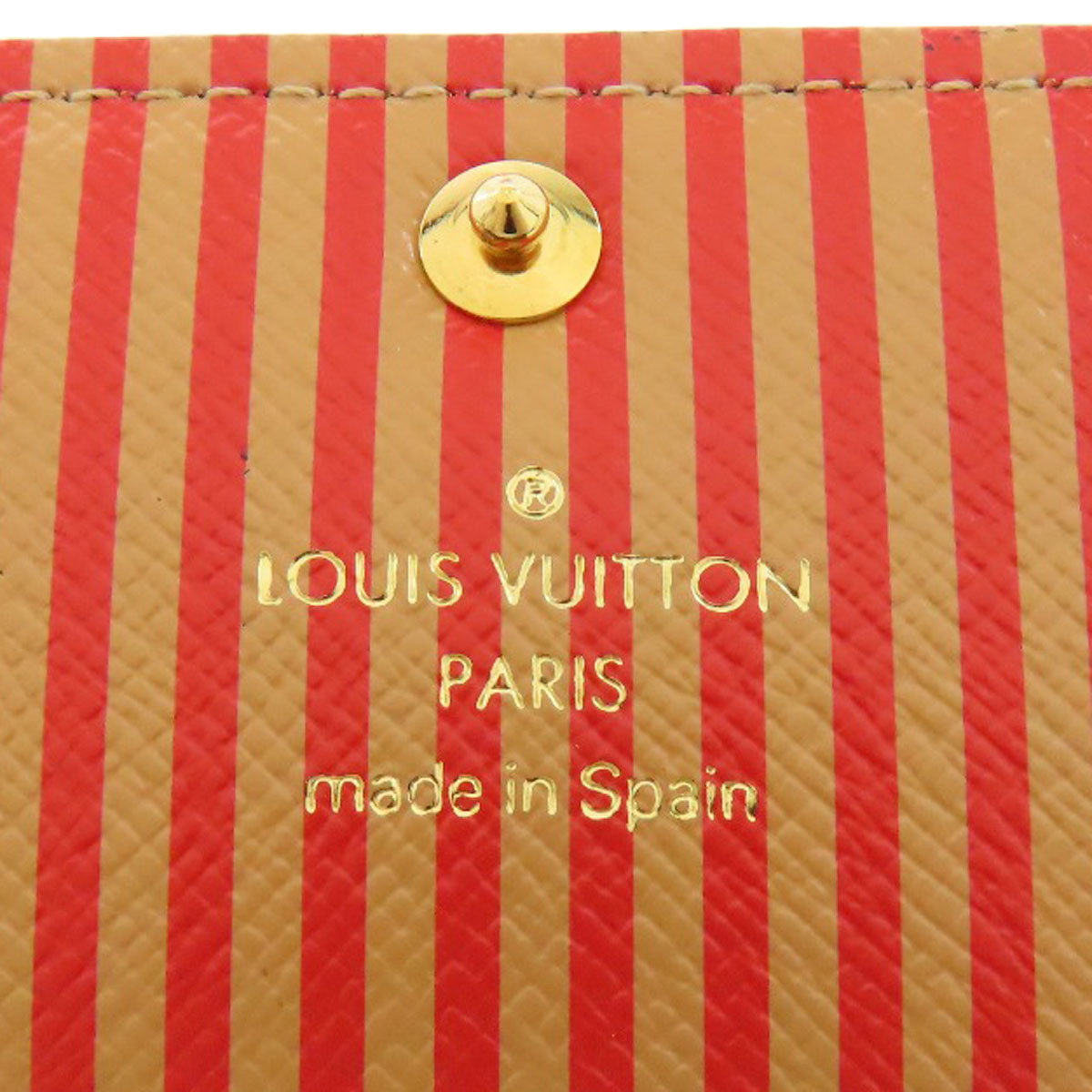 LOUIS VUITTON Long Wallet Purse M60415 Monogram canvas Brown Portefeuille Sarah Trunk Women Used Authentic