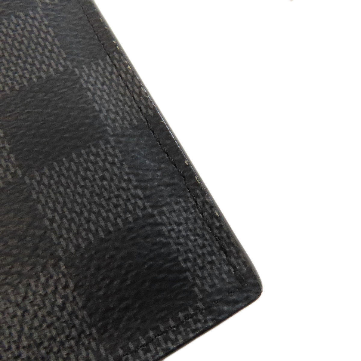 LOUIS VUITTON Bifold Wallet N60053 Damier canvas gray Portefeuille Amerigo NM mens Used Authentic