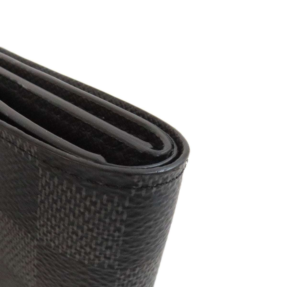 LOUIS VUITTON Bifold Wallet N60053 Damier canvas gray Portefeuille Amerigo NM mens Used Authentic